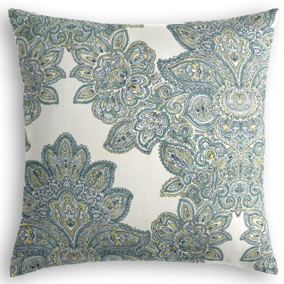 Baroque Square Linen Pillow Cover & Insert