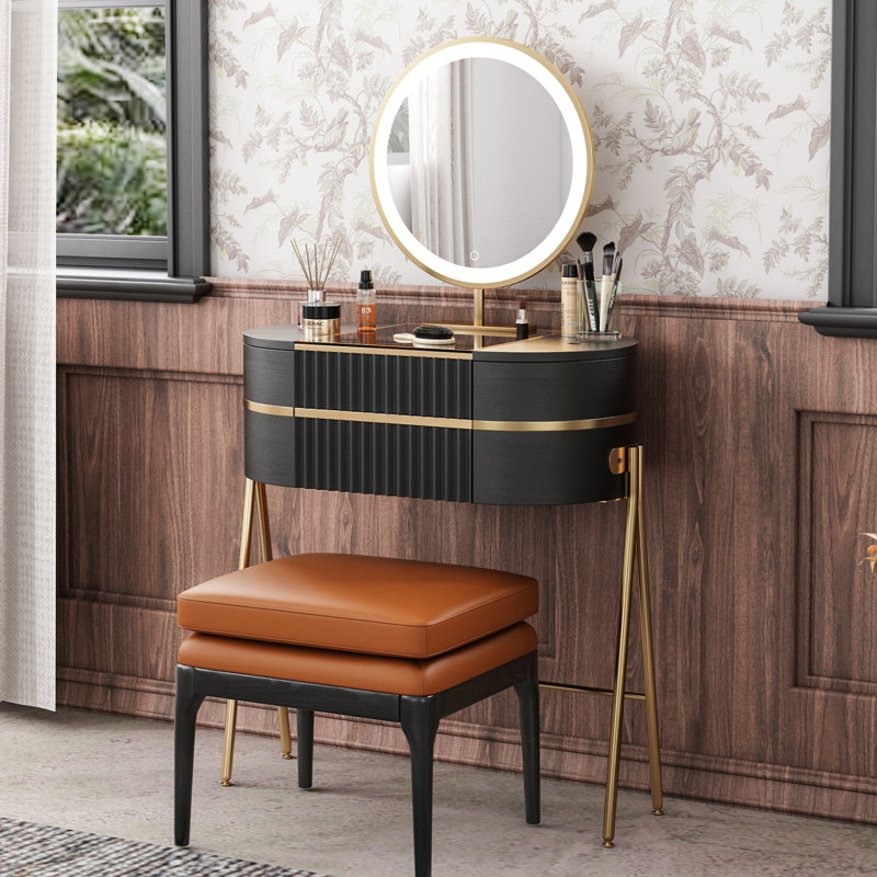 Ensemble de coiffeuse à maquillage