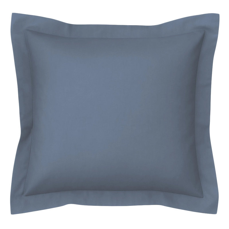 Organic Cotton Rose Quartz Sham, Blue