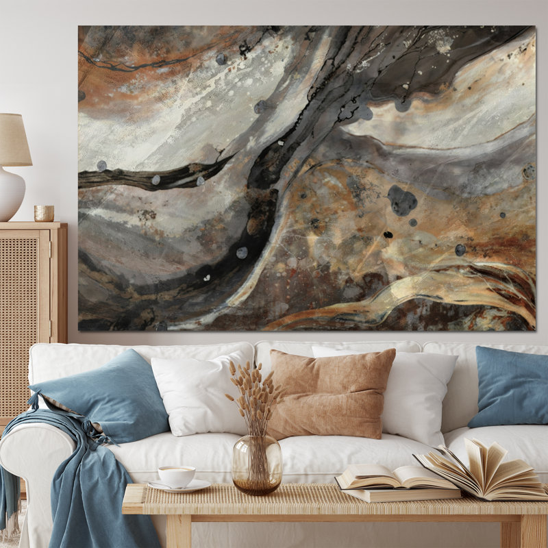 Morning Effervescence II - art mural abstrait sur toile