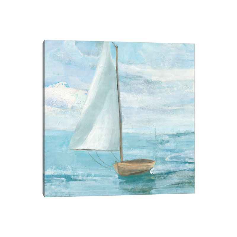 Silver Sail Bright by Albena Hristova - Wrapped Canvas Print, 30.48 cm H x 30.48 cm W