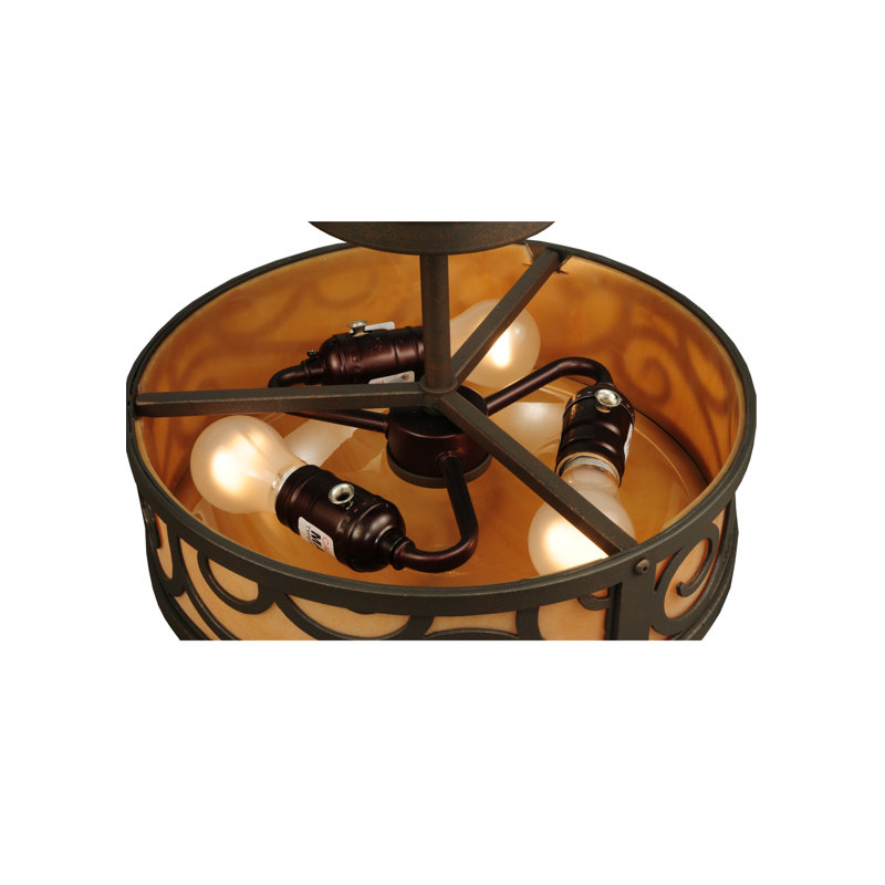 Lilliana 3 - Light Semi Flush Mount