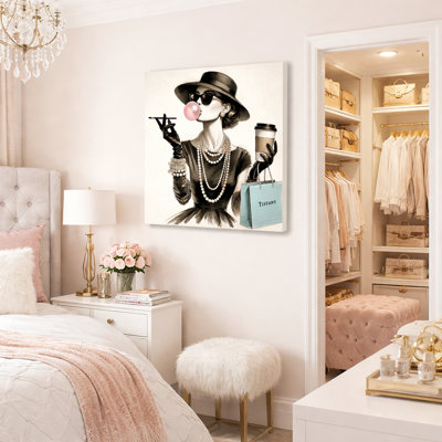 Classic Grace: Tiffany-Inspired Chic Canvas Wall Art