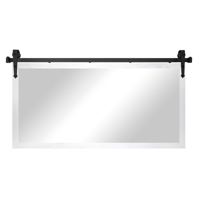 Miroir Gracie Oaks, 33 po x 56 po, Blanc