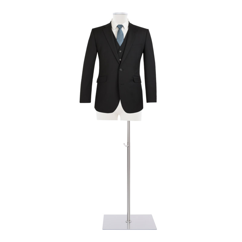 Mannequin homme avec support demi-longueur