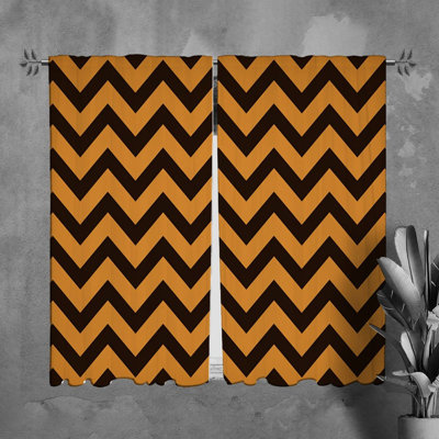 Paire de rideaux obscurcissant en polyester Nagely
