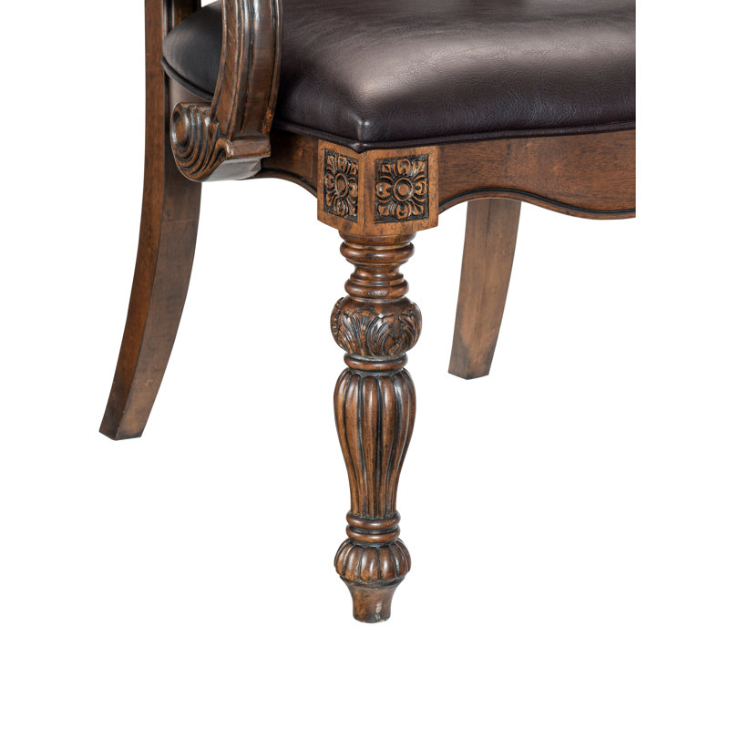 Chaise avec accoudoirs de salle à manger Traditional