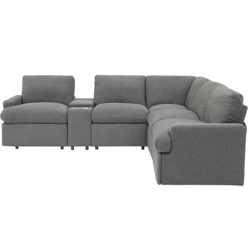 Wilburta 104 po, 100 % lin gris foncé