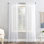 Panneau de rideau transparent avec passe-tringle Wayfair Basics® Albia
