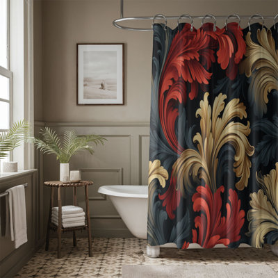 Baroque Design Art - Rideau de douche standard 1 pièce