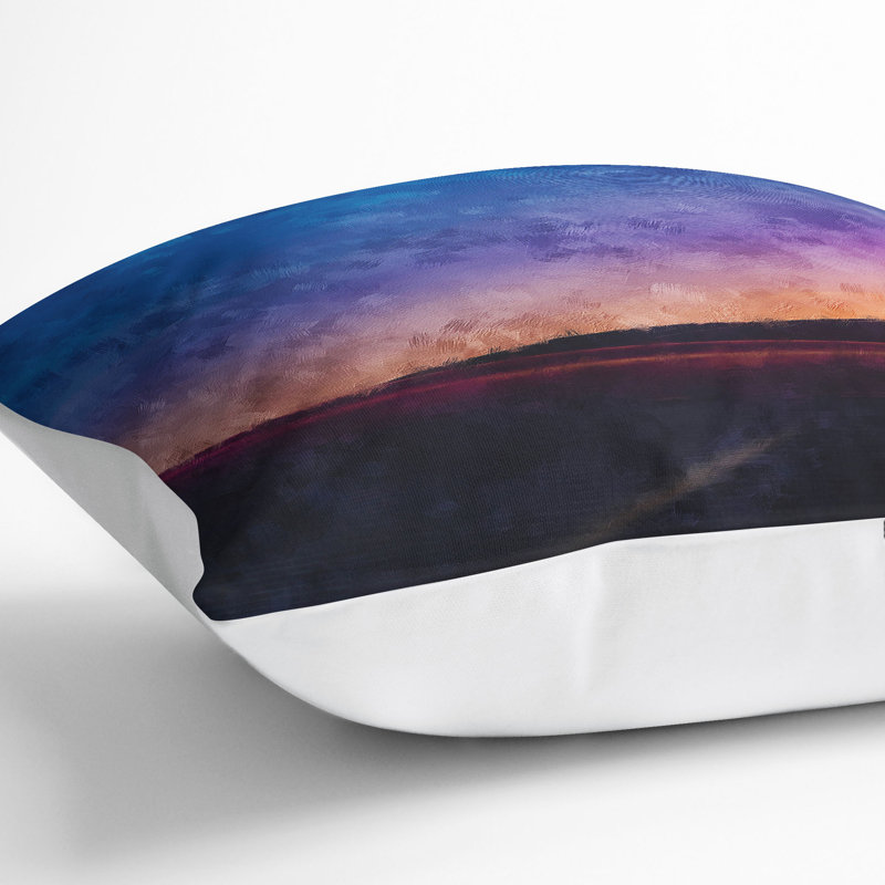 Sand Dunes in Australia Cushion with Filling, 40cm H x 40cm W x 15cm D, White