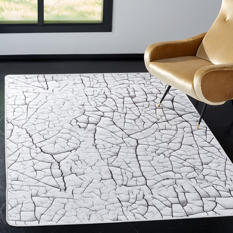 Kira Performance Machine Washable Abstract Rug, Rectangle 5'1" x 7'6"