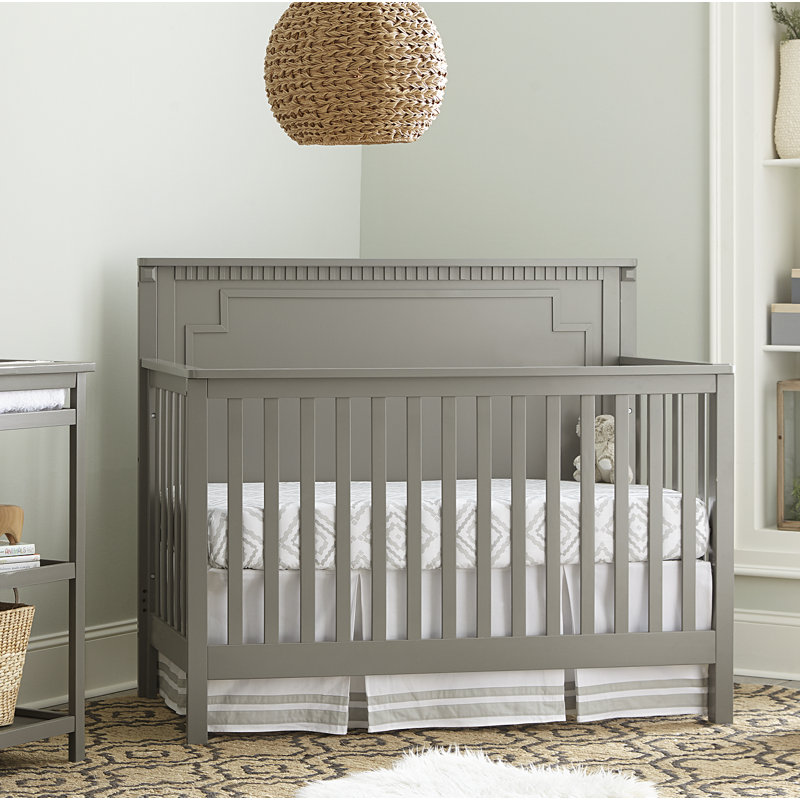 Armandale 2 -in-1 Convertible Crib, Grey