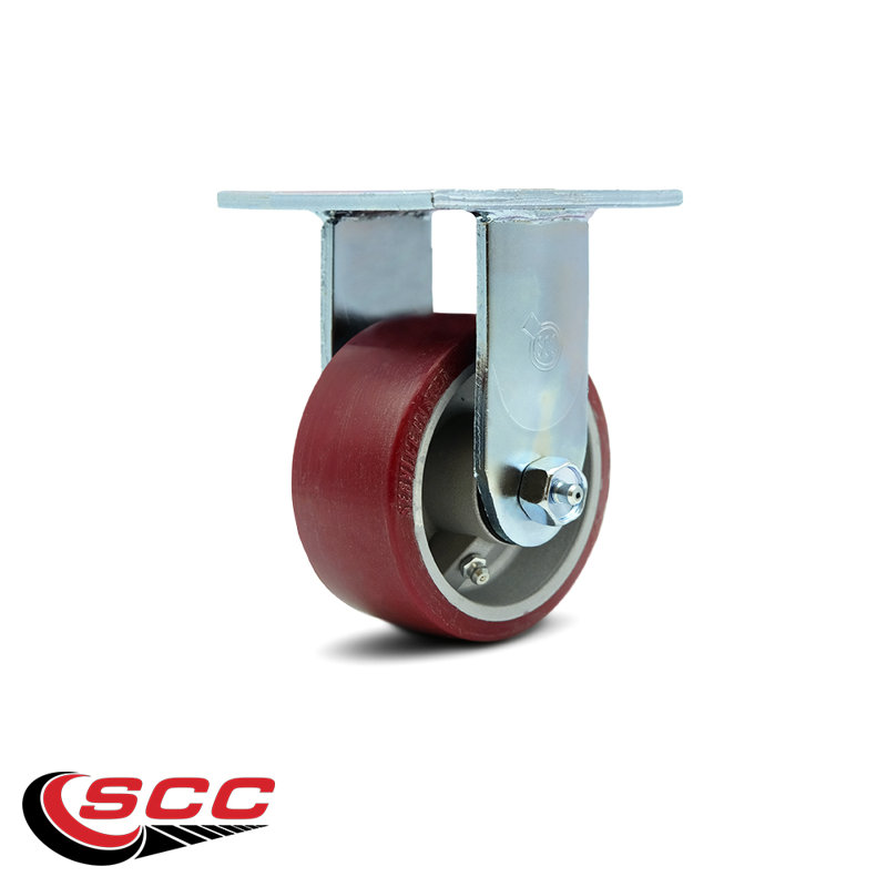 Polyuréthane sur roulettes en aluminium
