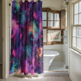 Galactic Glow - Premium Shower Curtain