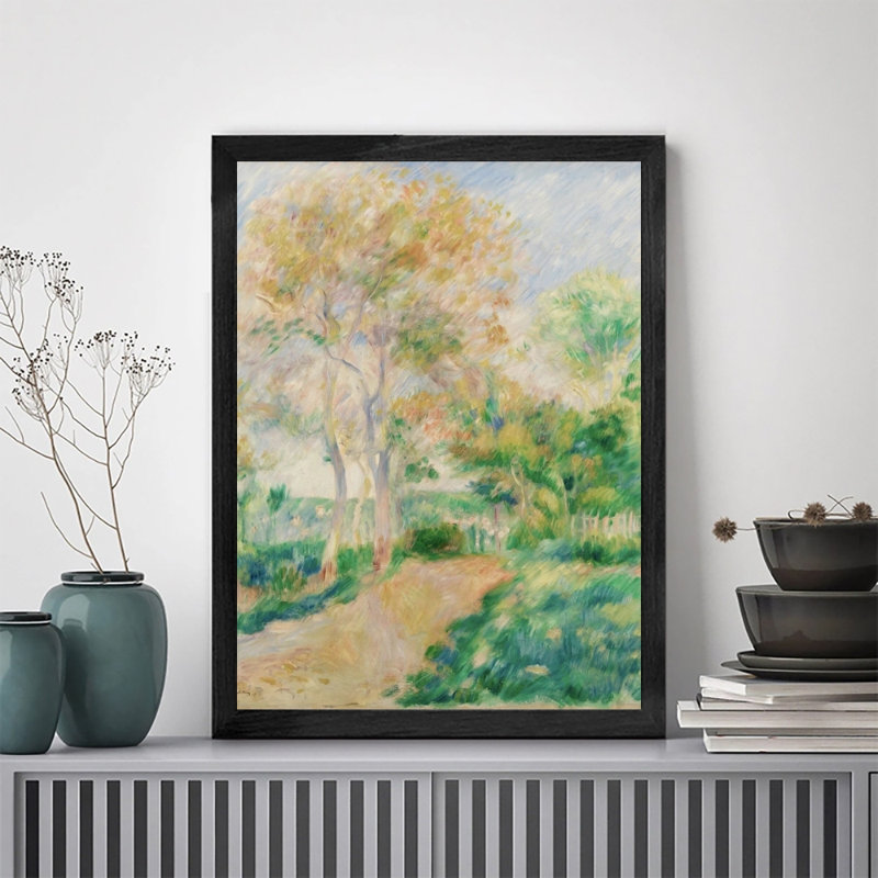 Reproduction d'art sur toile encadrée prête à accrocher, H 25 po x l 17 po