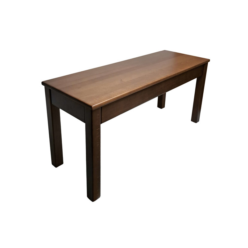 Rosalynda Solid Wood Storage Bench, 45cm H x 100cm W x 35cm D, Brown/White/Pink