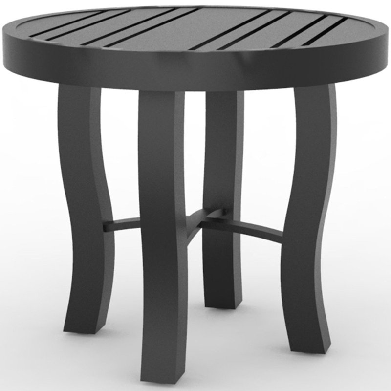 Complete Table Outdoor Round, Graphite