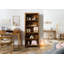 Ancona 195cm H x 80cm W Solid Wood Standard Bookcase