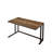 Tyrese Walnut & Black Finish Writing Desk W/USB-1425714395