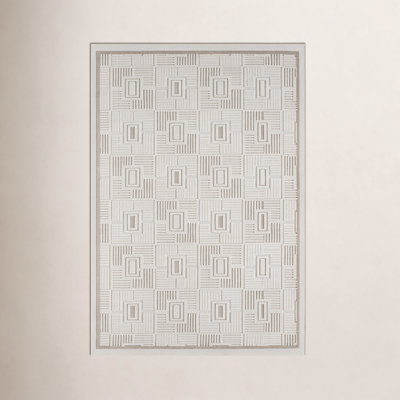 Hildegard Checkered Outdoor Rug