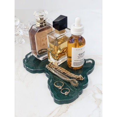 Emerald Africa Engraved Tray