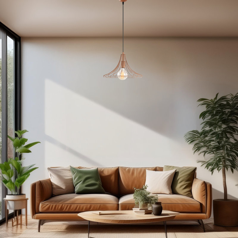 Luminaire suspendu en métal