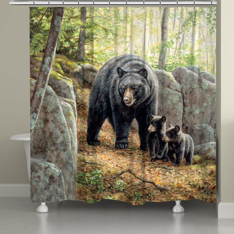 Rideau de douche Black Bear