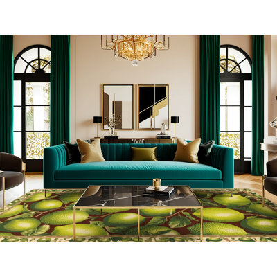  Tapis persan lavable à la lime