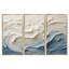 Ensemble d'art mural Clareen - vagues côtières (ensemble de 3)-107752511-107752512