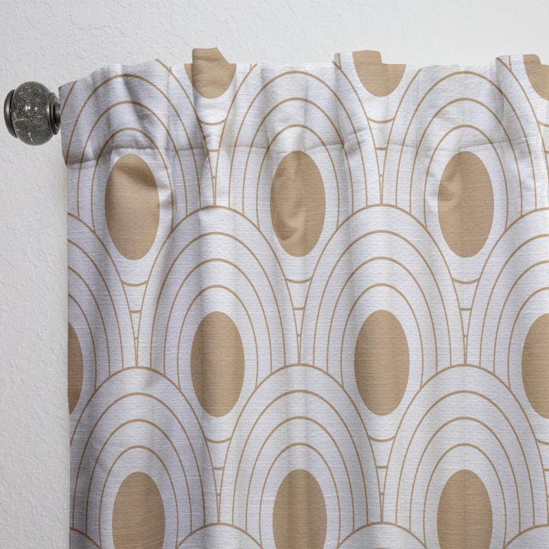 Panneau simple Carson Carrington Labacka Mid-Century, l 52 po x L 108 po