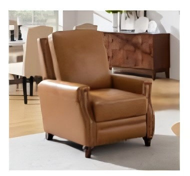 Leather Nailhead Recliner