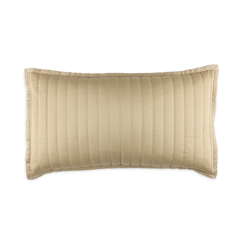 Coussin urbain en rayonne de bambou 20 x 36, Champagne, Très grand lit