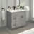 36'' Bathroom Drawers Vanity Set Sink Base with 37" Resin Sink Top Combo-98901608