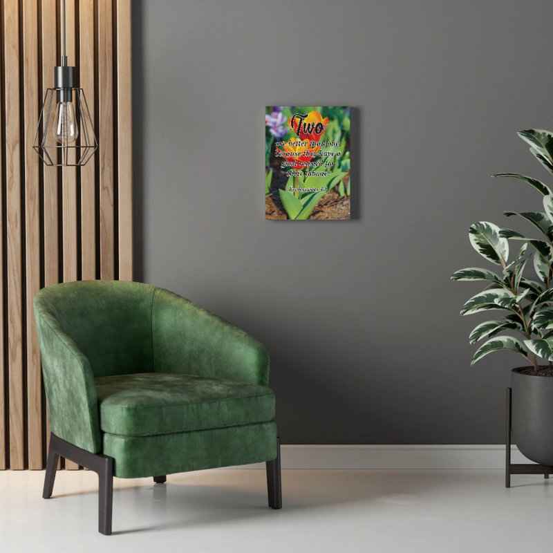 Two Are Better Than One - Wrapped Canvas Print, 61cm H x 46cm W