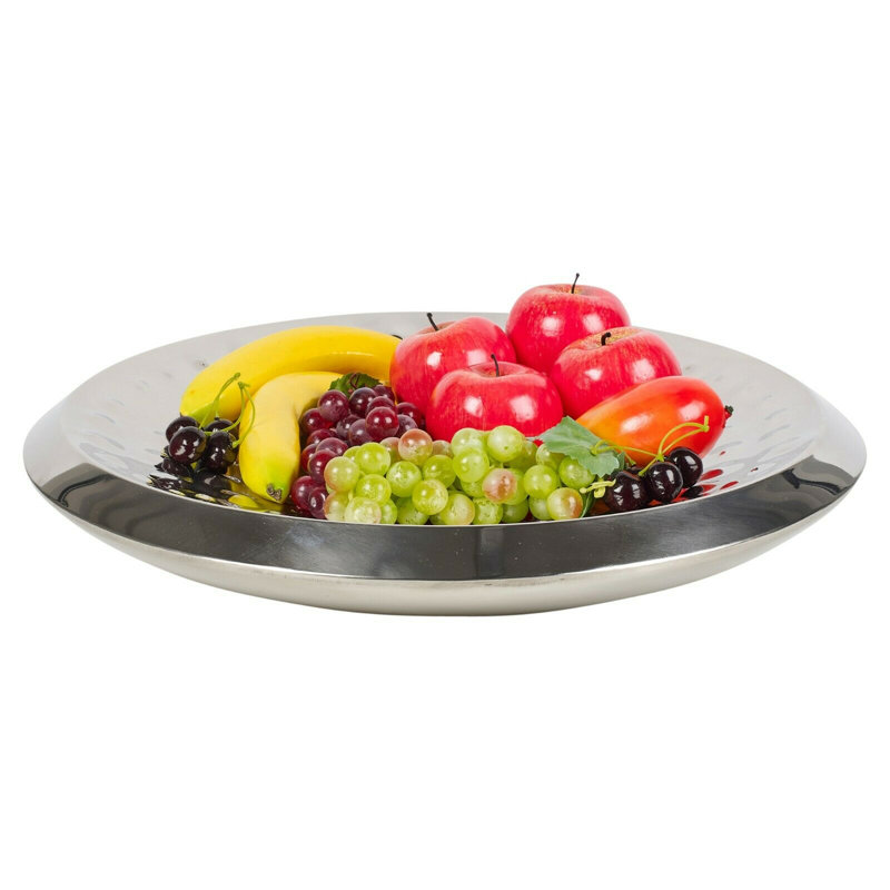 Symple Stuff Hiarni Stainless Steel Fruit Bowl