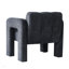 Chaise d'appoint pratique et large rembourrée-1672973469