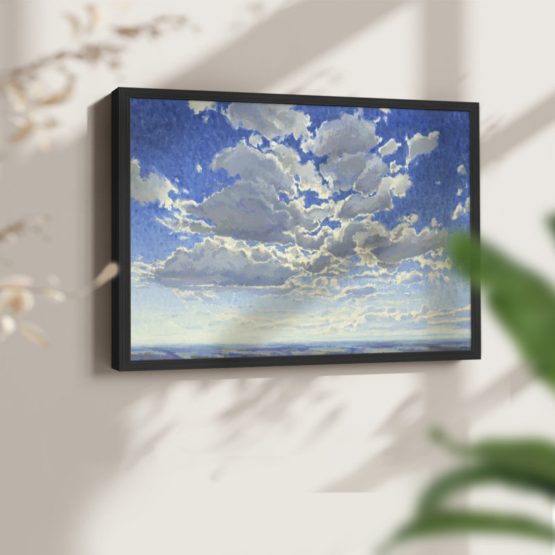 Cloudscape - Impression encadrée - Restickable, Noir, noir, noir, noir, H 16 po x l 20 po