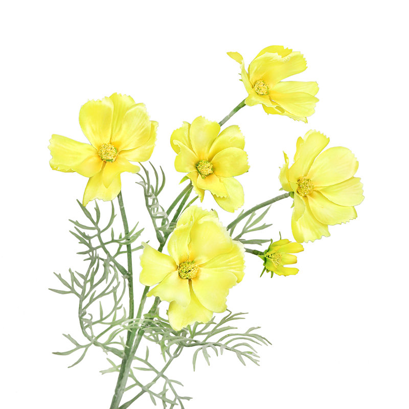 Fleur artificielle artificielle, Jaune