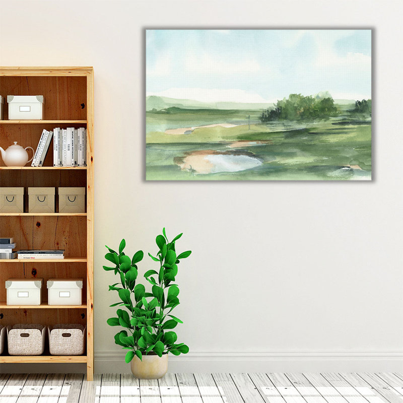 «Watercolor Course Study II», reproduction d'art sur toile, H 20 po x l 30 po