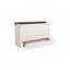 Grand lit escamotable avec tiroir de rangement et station de charge Murphy, port USB, cadre de lit escamotable en pin massif pour bureau personnel, studio ou chambre d'amis, noyer blanc-564040652