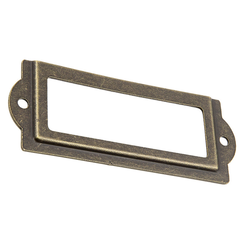 Porte-carte, Laiton antique
