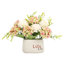 Artificial Hydrangea Flower in Ceramic Planter for Desktop Decoration-173461928