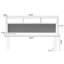 Bureau noisette + bois massif rectangulaire noir + fer + bureau en acrylique-958139537