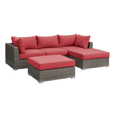 Upholstered L-Shaped Sectional Right Hand Facing