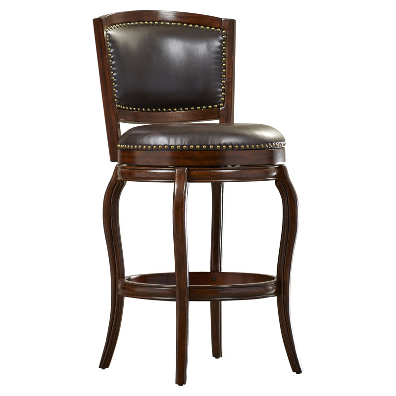Tabouret de bar pivotant 29 po Brockway, Brun, Espresso