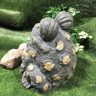Statue de jardin fantaisiste crapaud «Stretch»