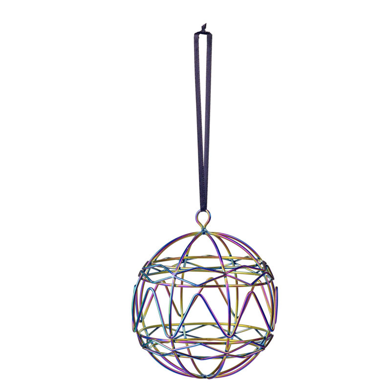 3.3'' Metal Ball Ornament