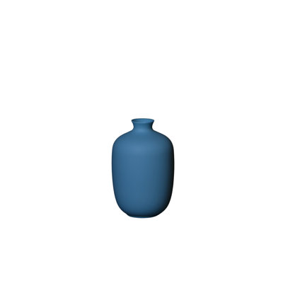 Mini vase prune en porcelaine mate