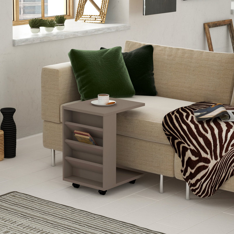Table d'appoint Joan, Moka clair